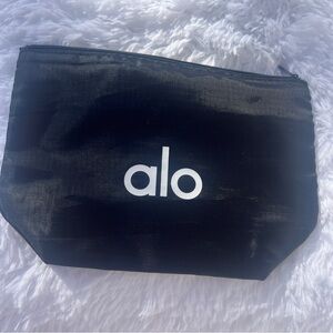ALO Yoga Black and White Travel Pouch